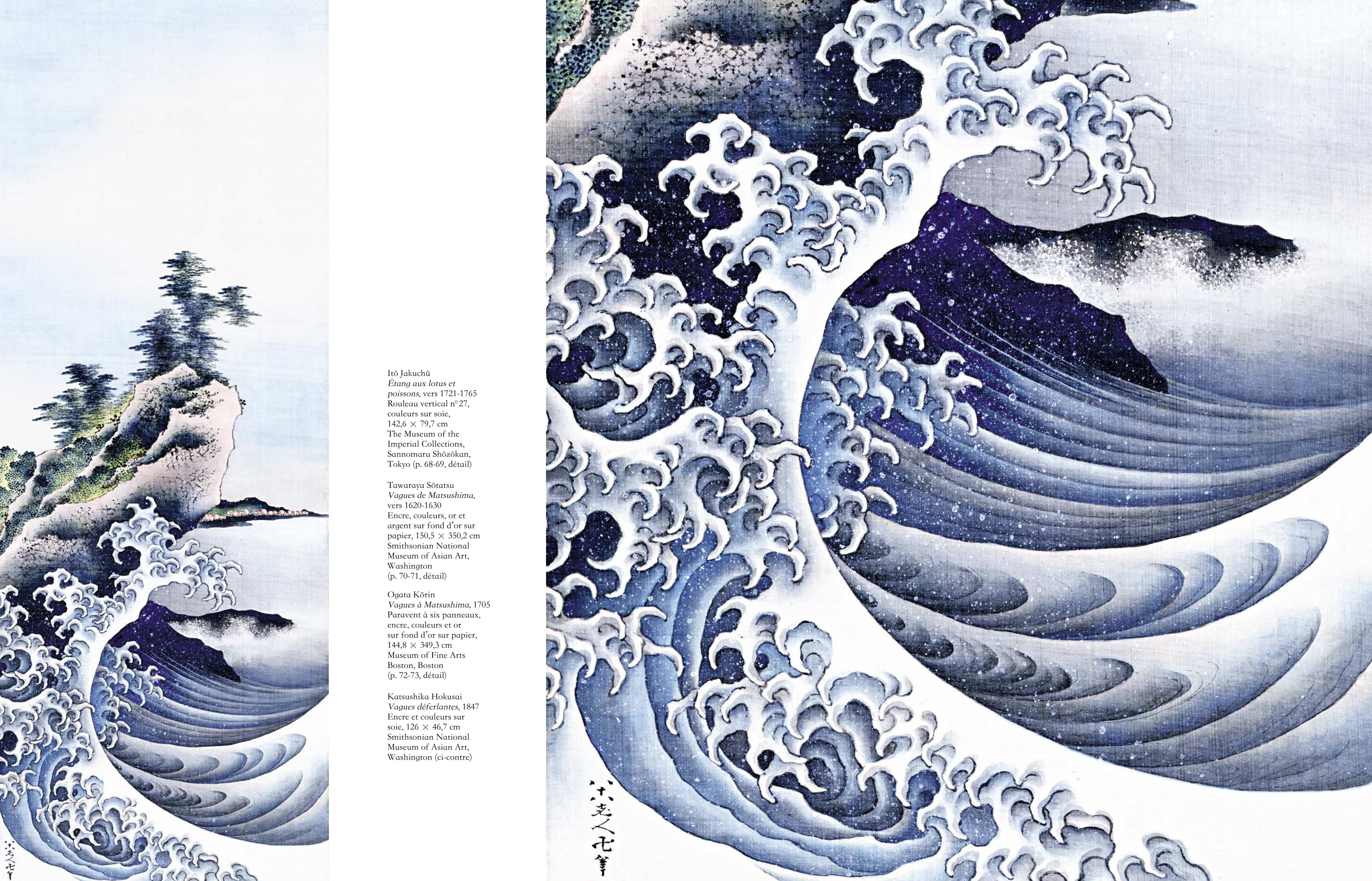 Itō Jakuchū Etang aux lotus et poissons, vers 1721- 1765